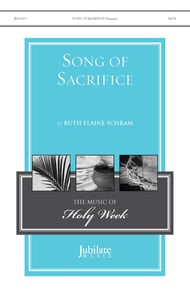 Song of Sacrifice SATB choral sheet music cover Thumbnail